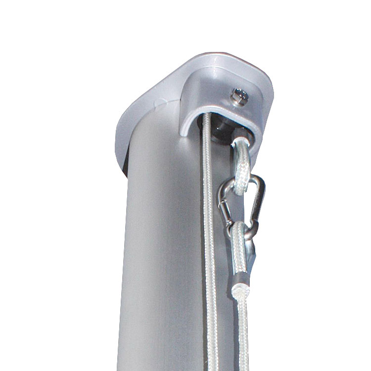 Aluminium Fahnenmast A-Z75, mit Standard-Hissvorrichtung