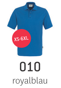 Poloshirt in royalblau von Hakro für Herren