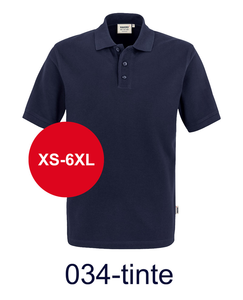 Hakro Poloshirt in Tinte von XS bis 6XL