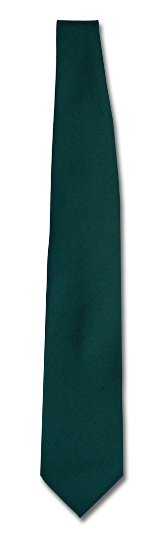 Krawatte dunkelgrün Polyester/Shantung