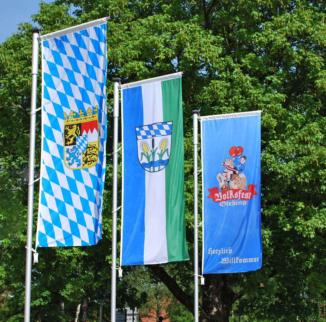Auslegerfahne-Werbefahne