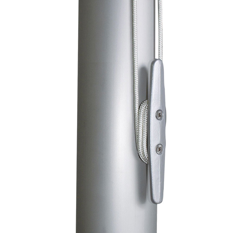Aluminium Fahnenmast A-Z75, mit Standard-Hissvorrichtung