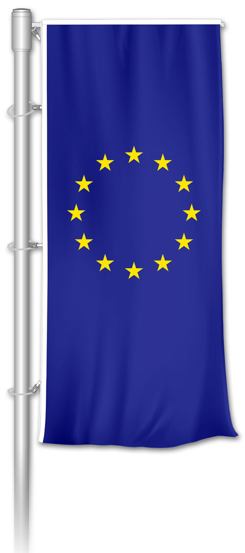 Auslegerfahne - Europa