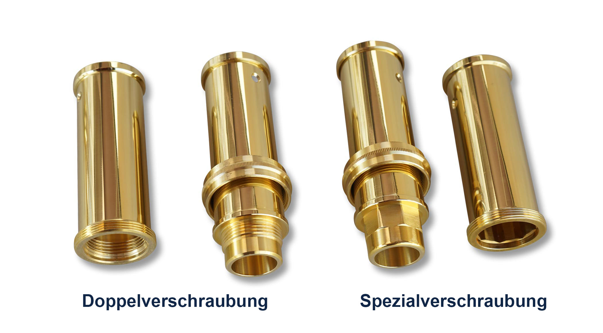 Doppelverschraubung Messing