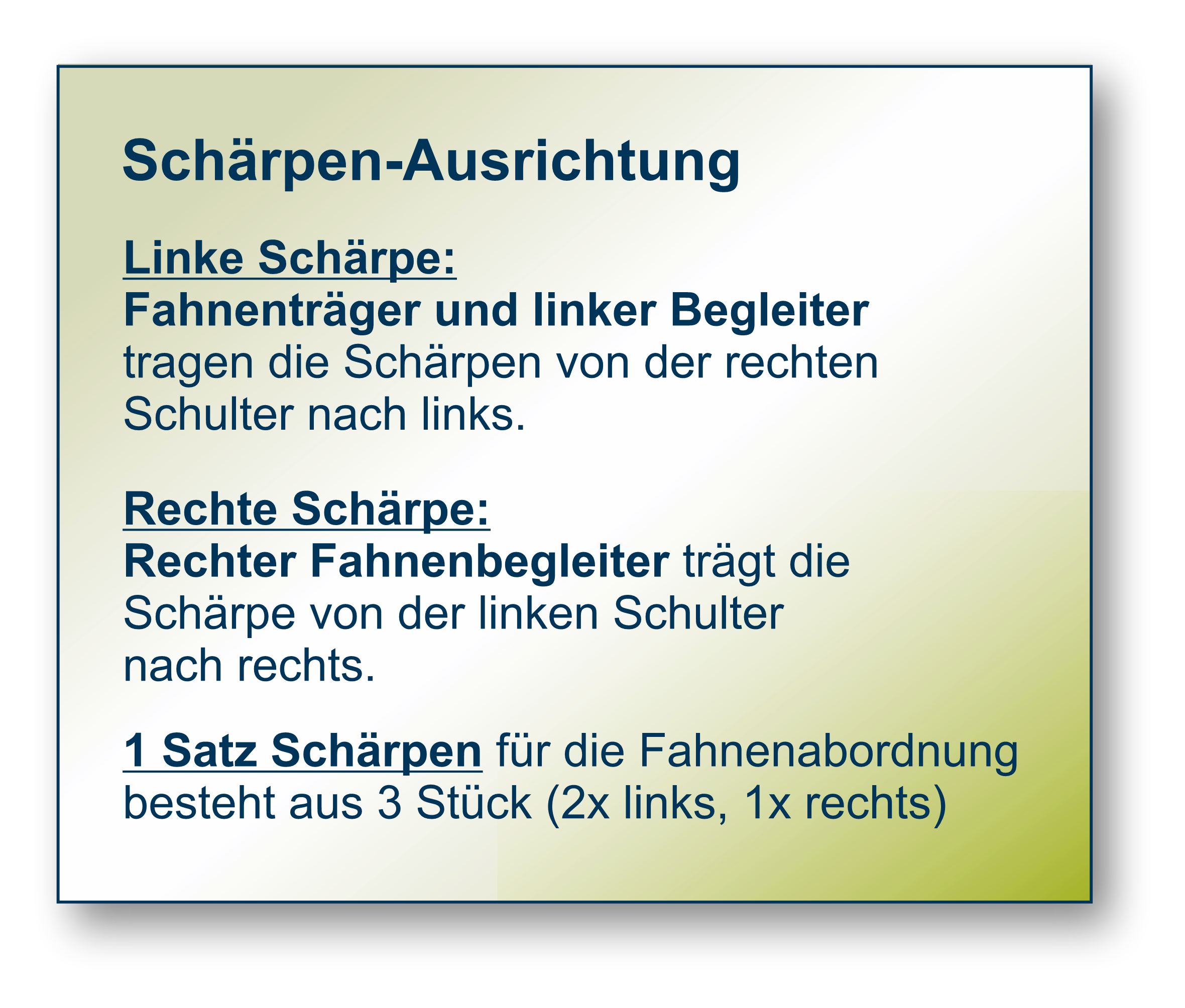 Schärpe aus Brillantsamt weiß-blau