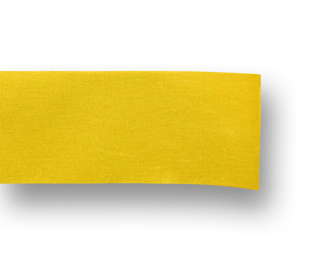 gelbes Dekoband aus Moire