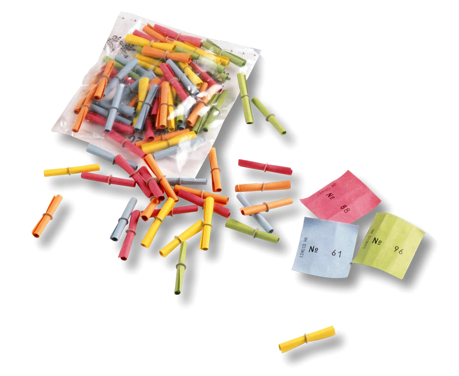 Tombola-Lose - Treffer in Beuteln Nummern 1-1000