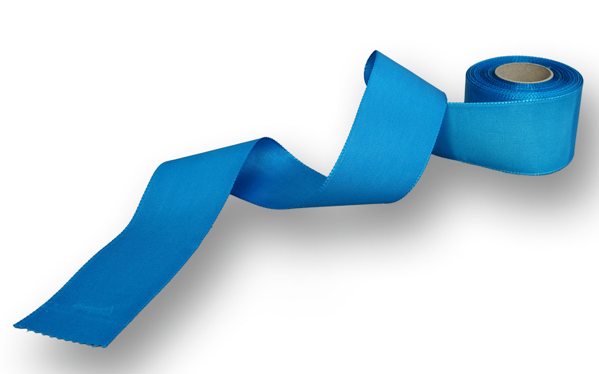 blaues Ripsband